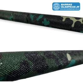 Barra Olímpica Camuflada 15 kgs x 2,00 mts